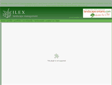 Tablet Screenshot of ilexlandscape.com